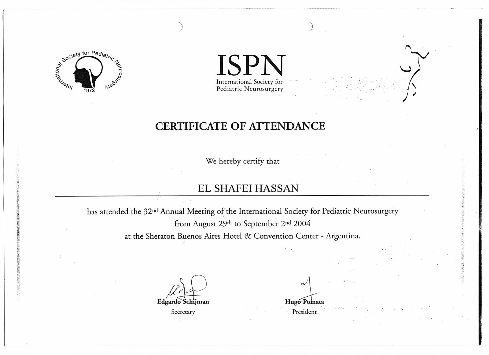 ISPN 32nd meeting 2004 B